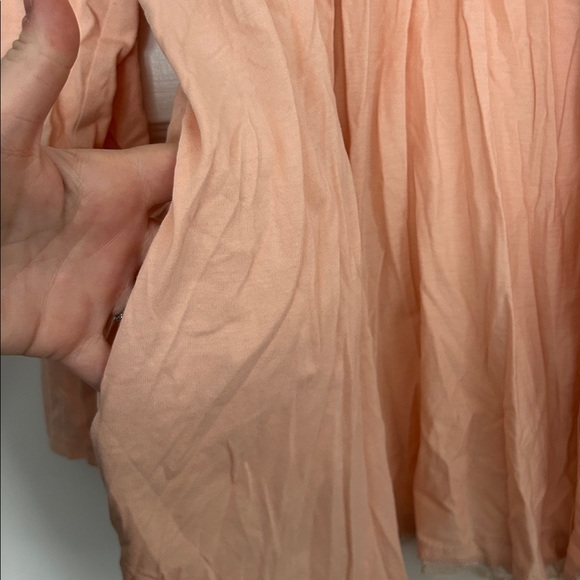 Motherhood Peach Lace-Trimmed Robe/Cami Set - Picture 3 of 6